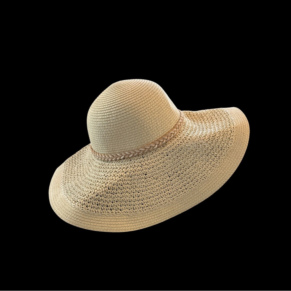 J. Crew Classic Straw Sun Hat in Beige